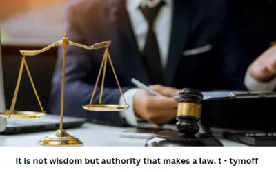 It is Not Wisdom But Authority That Makes a Law